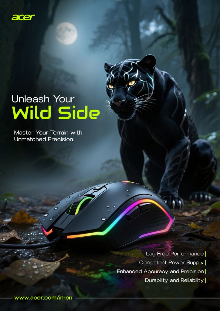 Unleash Your Wild Side with Acer's Gaming Mouse _ Gen-AI