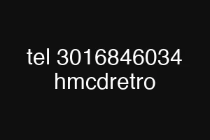 tel 3016846034 hmcdretro