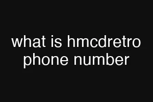 what is hmcdretro phone number